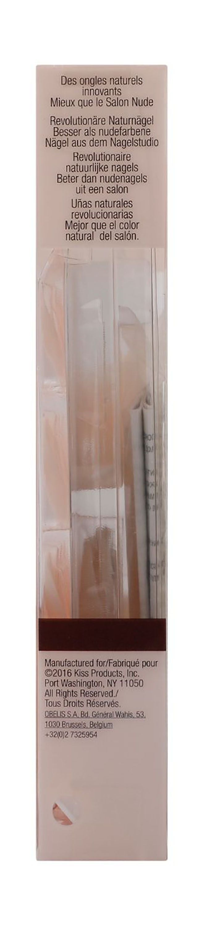 Kiss Salon Acrylic French Nude Nails, 1 Pack - Makkah Pharmacy