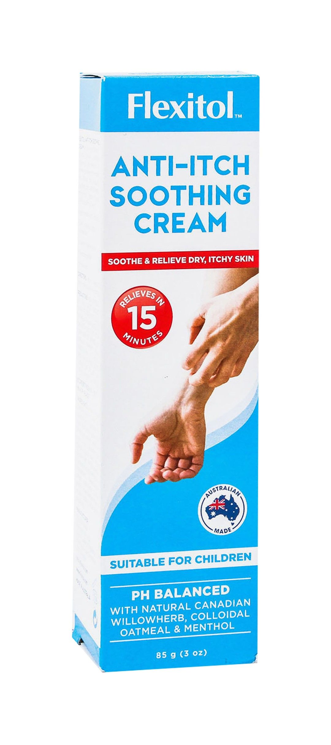 Flexitol Anti-Itch Soothing Cream, 85g - Makkah Pharmacy