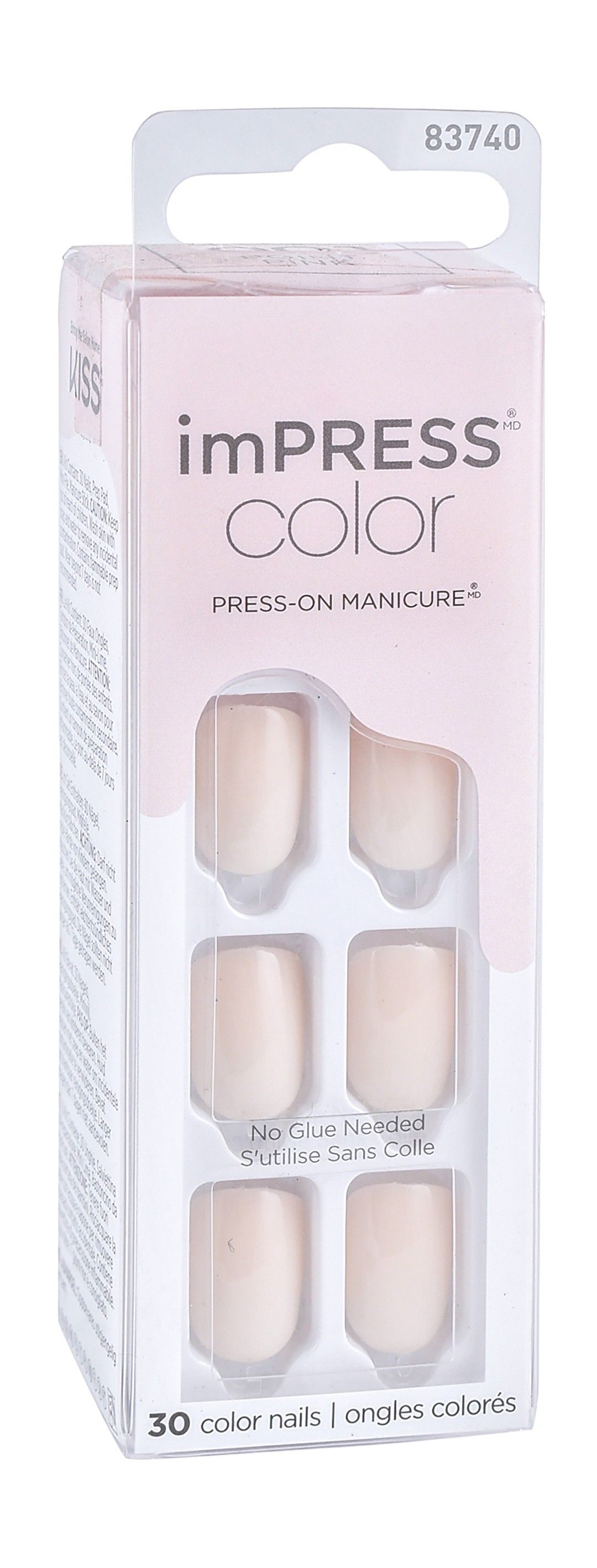 ImPRESS Press-On Manicure Nails Point Pink 001, 1 Pack - Makkah Pharmacy
