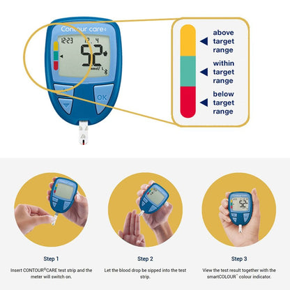 Contour Care Blood Glucose Monitoring System 1 Kit - Makkah Pharmacy