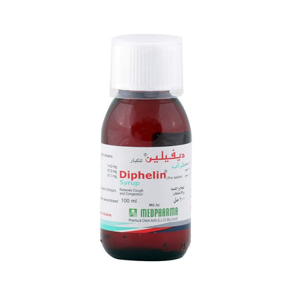 Diphelin Adult Syrup, 100ml