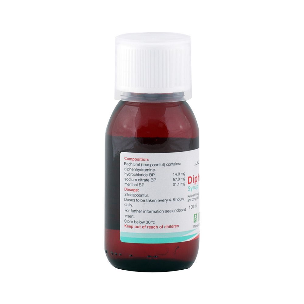Diphelin Adult Syrup, 100ml