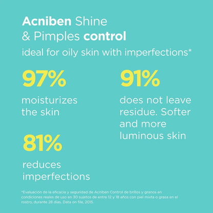 Isdin Acniben Teen Skin Shine & Pimple Control Facial Gel Cream, 40ml - Makkah Pharmacy