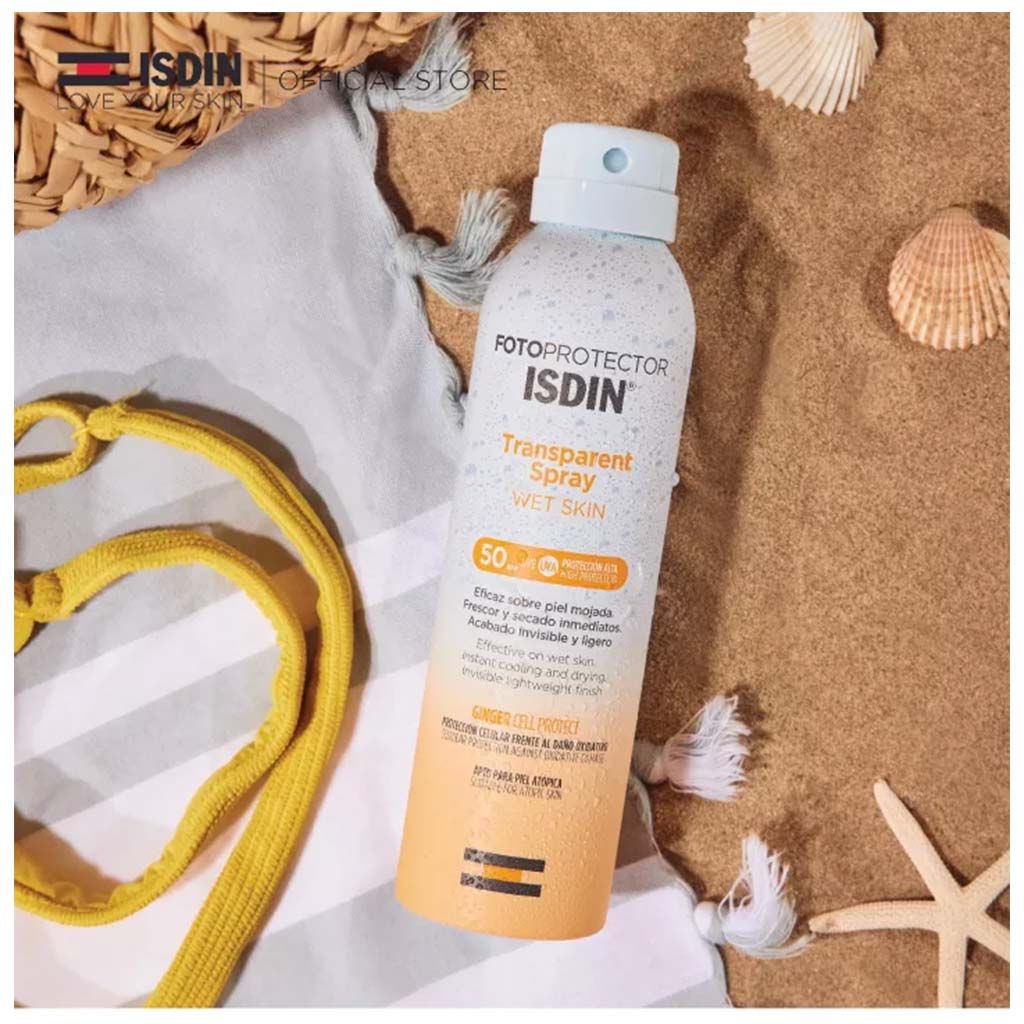 Isdin Fotoprotector Transparent Spray for Wet Skin 250ml - Makkah Pharmacy