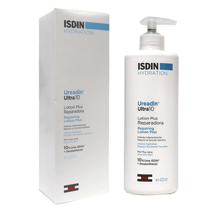 Isdin Ultra 10 Hydrating & Repairing Body Lotion with Urea & Dexpanthenol for Dry Skin, 400ml - Makkah Pharmacy