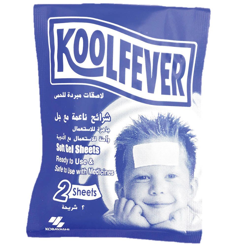 Kool 'n' Soothe Fever Relief Cooling Gel Sheets for Children, 4 Pieces - Makkah Pharmacy