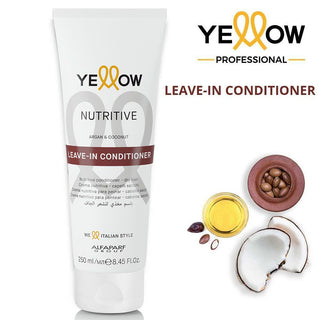 Yellow Nutritive Argan & Coconut Leave-In Conditioner, 250ml - Makkah Pharmacy