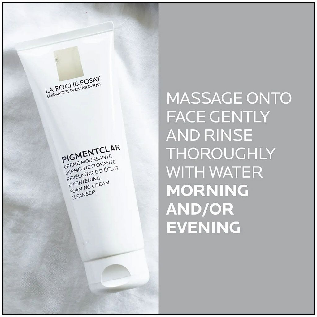La Roche-Posay Pigmentclar Brightening Foaming Cream Cleanser, 125ml - Makkah Pharmacy