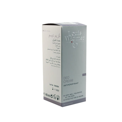 Louis Widmer 24H Antiperspirant Deodorant Cream Stick, 40ml - Makkah Pharmacy
