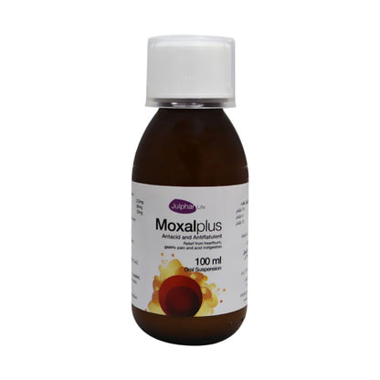 Moxalplus Antacid & Antiflatulent Oral Suspension, 100ml - Makkah Pharmacy