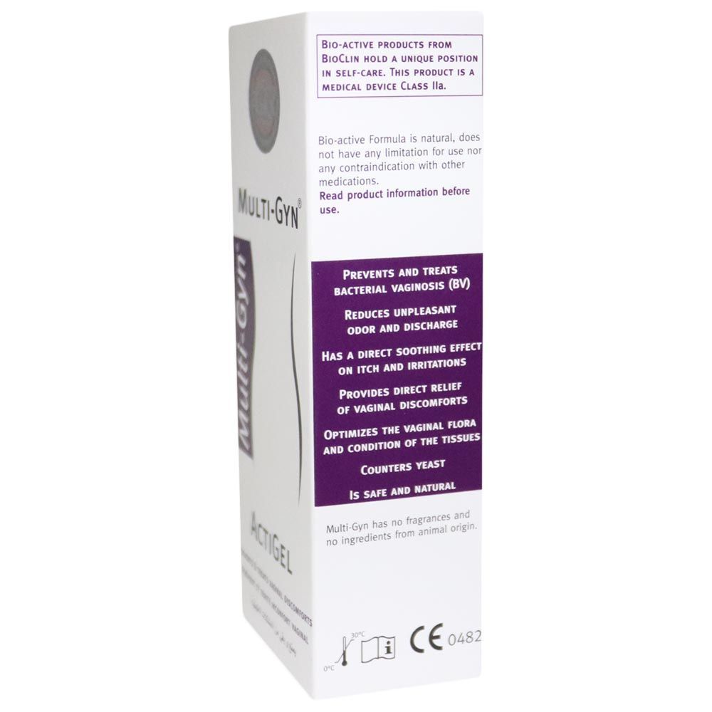 Multi-Gyn Actigel with Applicator for Preventing & Treating Vaginal Discomforts, 50ml - Makkah Pharmacy