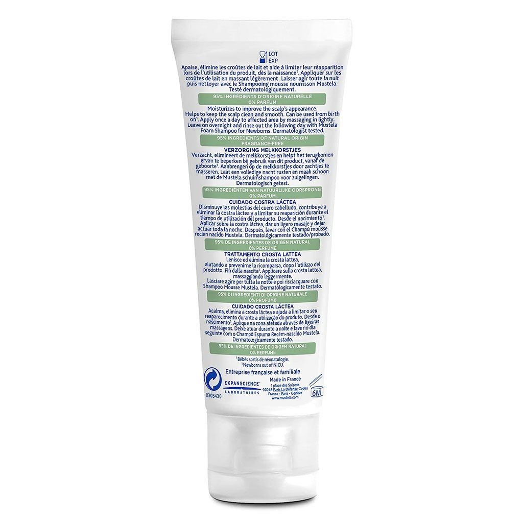 Mustela Cradle Cap Moisturizing & Softening Scalp Cream for Babies (0+ Months), 40ml - Makkah Pharmacy