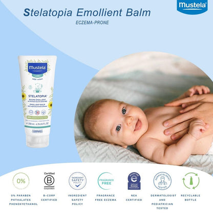 Mustela Stelatopia Emollient Balm 200Ml(P&M) - Makkah Pharmacy