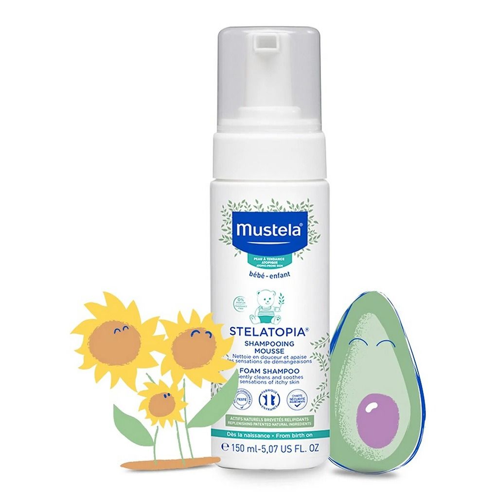 Mustela Stelatopia Foam Shampoo 150ml - Makkah Pharmacy