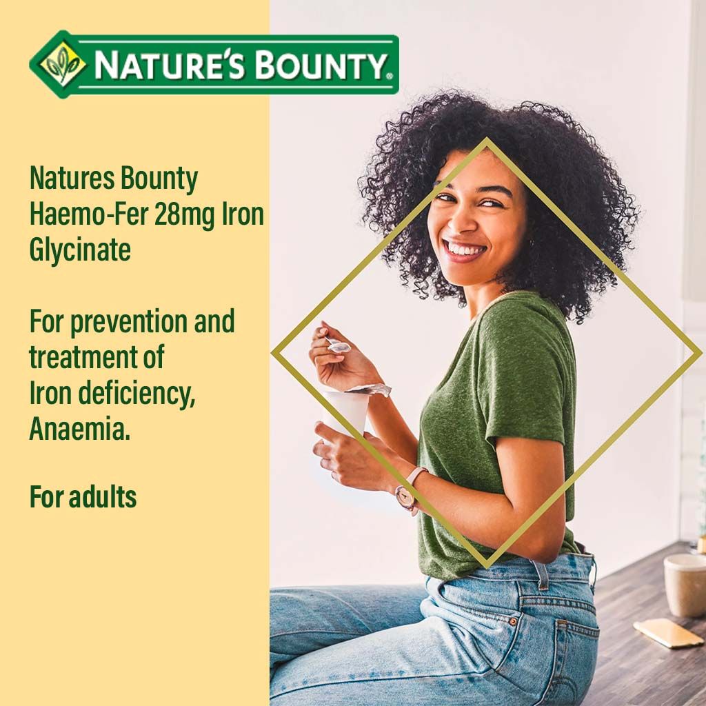Nature Pieces Bounty Haemo Fer 28 Mg Capsules 30 Pieces - Makkah Pharmacy
