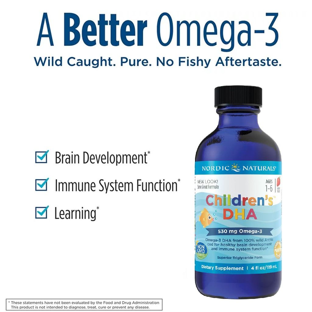 Nordic Naturals Children's DHA 4oz - Makkah Pharmacy