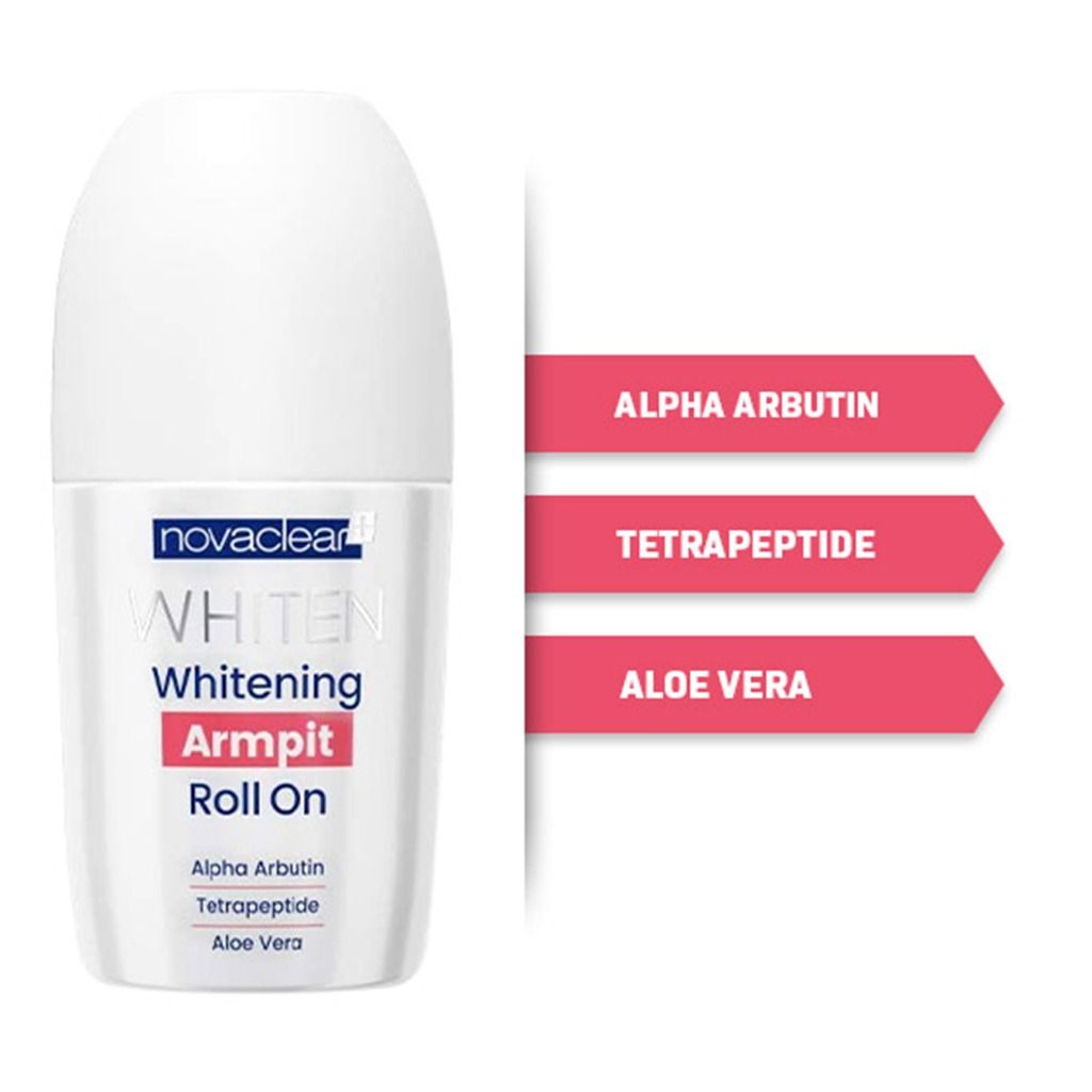 Novaclear Whitening Armpit Roll On, 50ml - Makkah Pharmacy