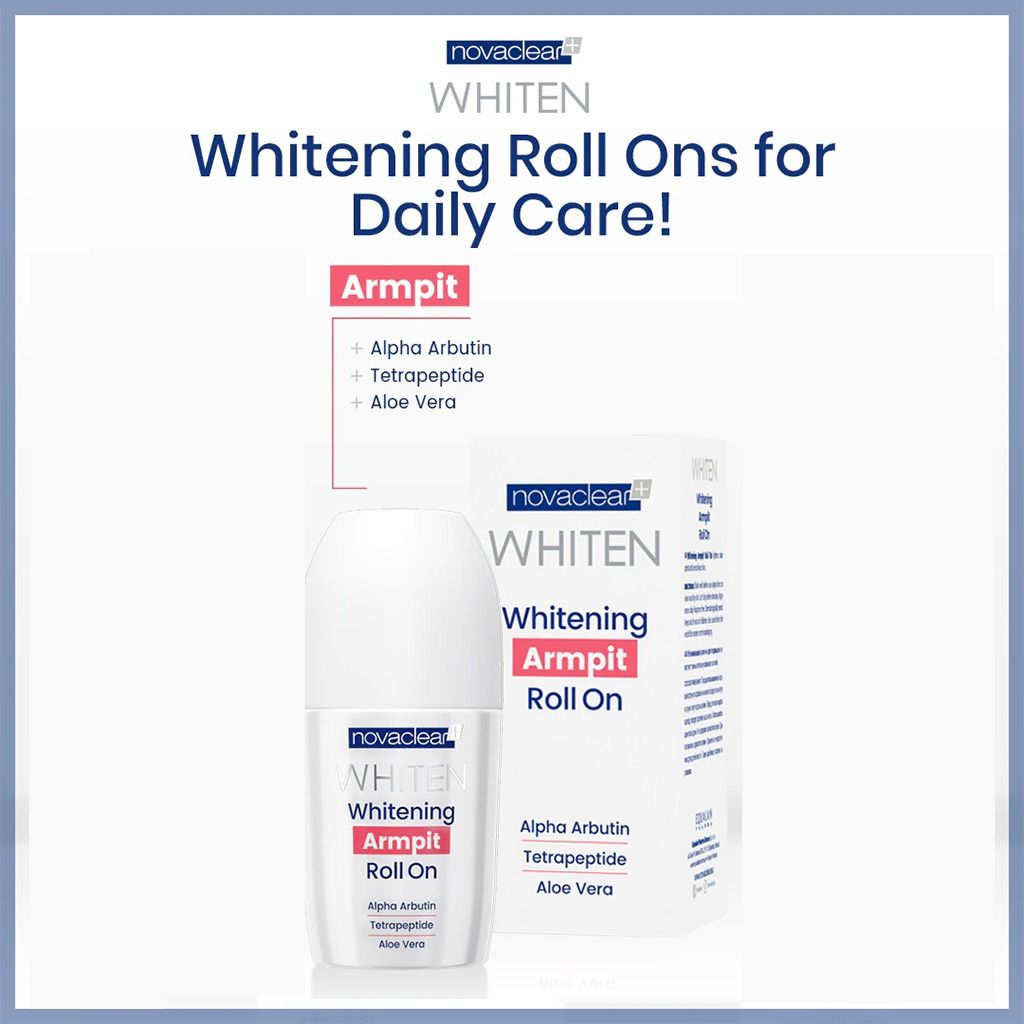 Novaclear Whitening Armpit Roll On, 50ml - Makkah Pharmacy