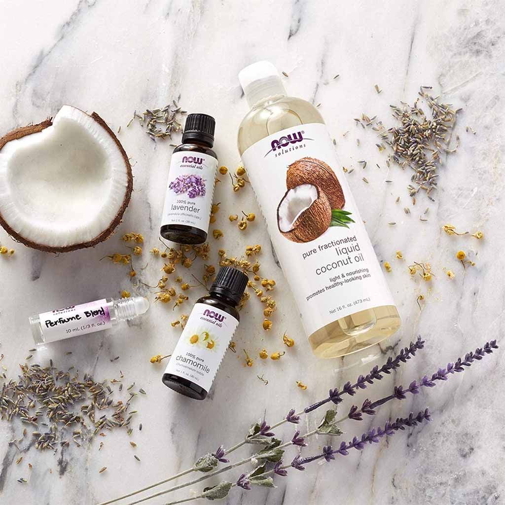 Now Solutions Liquid Coconut Oil Pure Fractionated 473ml - Makkah Pharmacy