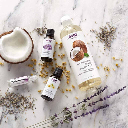 Now Solutions Liquid Coconut Oil Pure Fractionated 473ml - Makkah Pharmacy