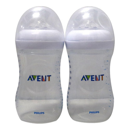Philips Avent Natural 260ml Anti-Colic Nursing Bottle (1+ Months), 2 Pieces - Makkah Pharmacy