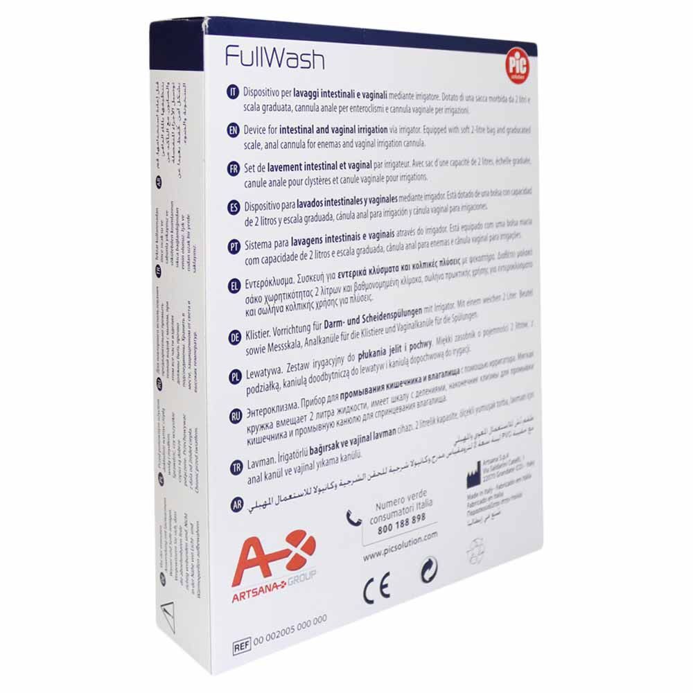 Pic Solution Fullwash Enema Kit with 2L Soft Bag 1 pack - Makkah Pharmacy