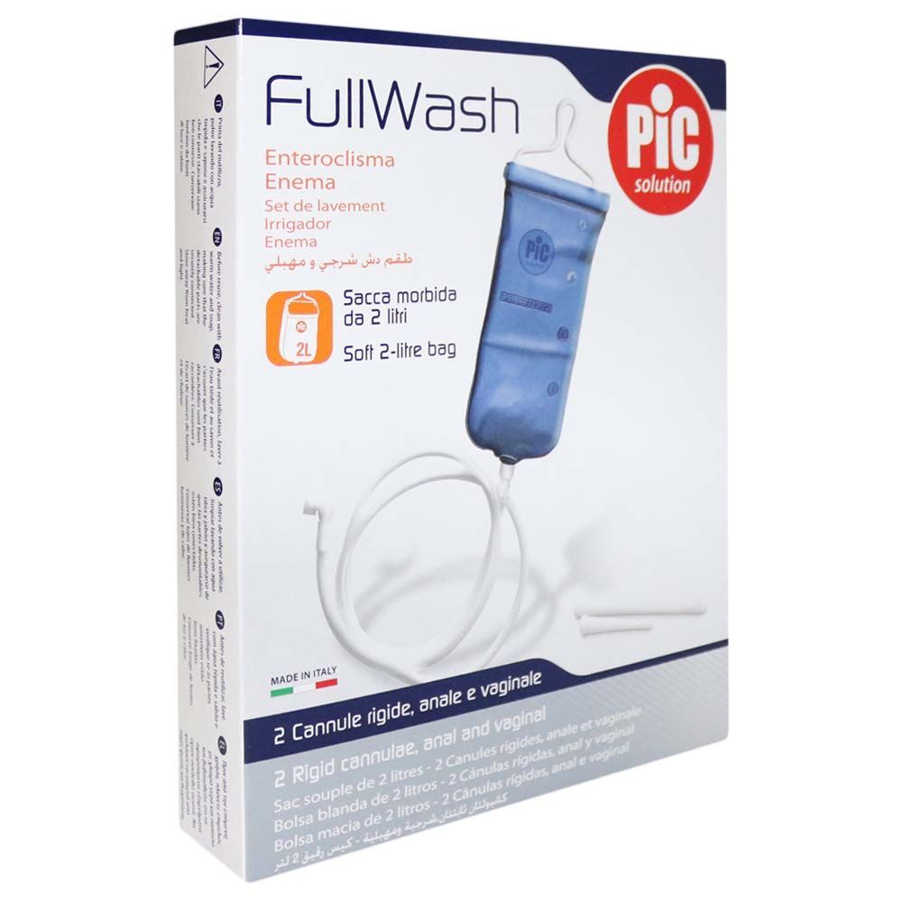 Pic Solution Fullwash Enema Kit with 2L Soft Bag 1 pack - Makkah Pharmacy