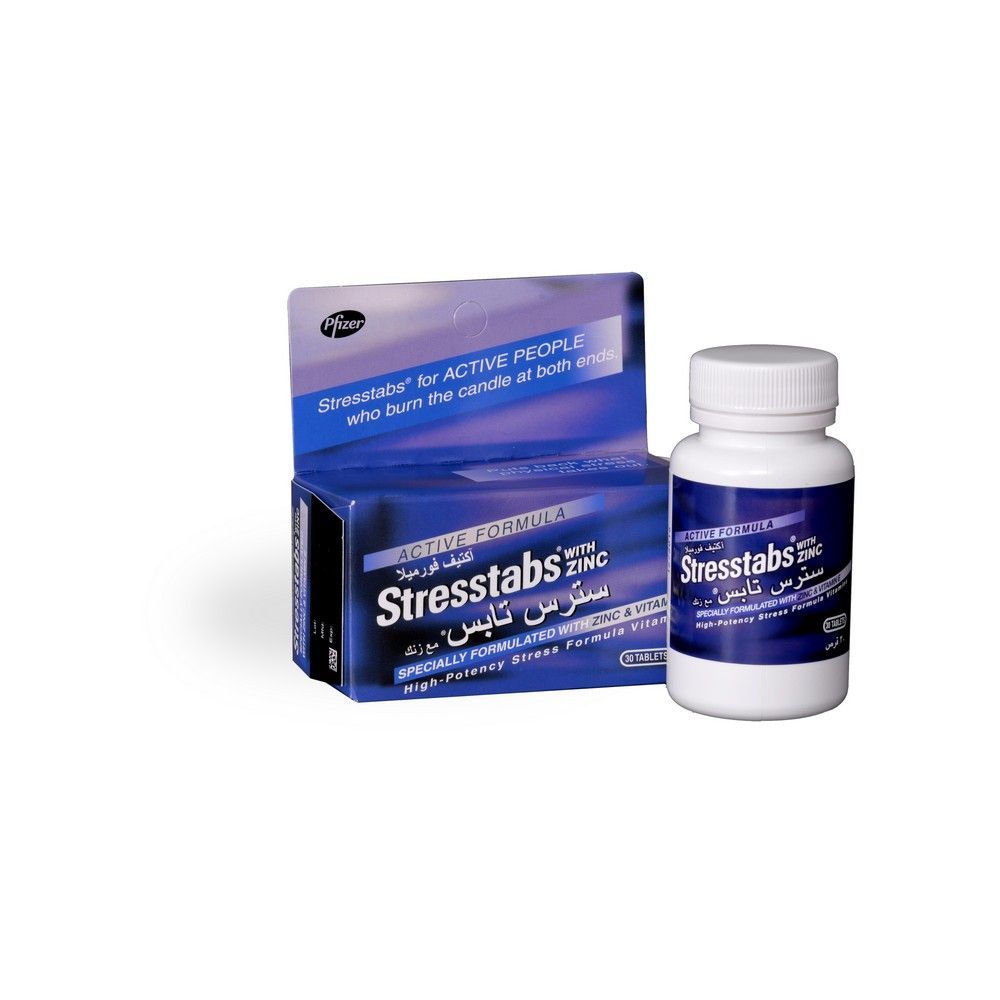 Stresstabs With Zinc Tablets 30 Pieces - Makkah Pharmacy