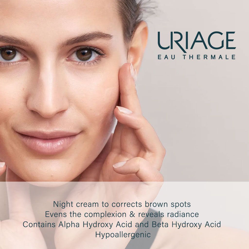 Uriage depiderm anti brown spot night cream 30ml - Makkah Pharmacy