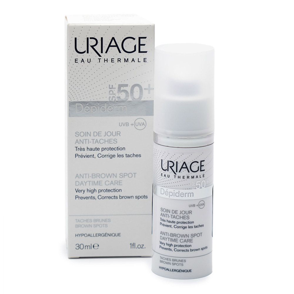 Uriage Eau Thermale Depiderm Anti-Brown Spot Daytime Care SPF 50 - fragrance free - Makkah Pharmacy