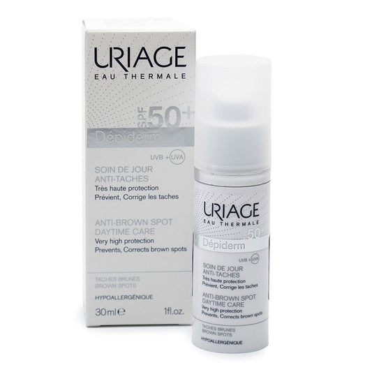 Uriage Eau Thermale Depiderm Anti-Brown Spot Daytime Care SPF 50 - fragrance free - Makkah Pharmacy