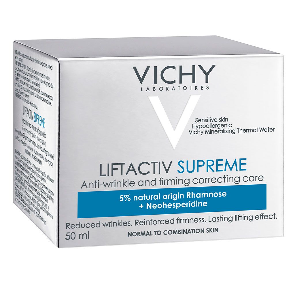 Vichy Liftactiv Supreme Anti Aging Face Moisturizer Day Cream, 50ml - Makkah Pharmacy
