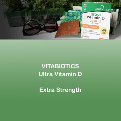Vitabiotics Vitamin D 2000 Iu D3 Extra Strength Mini Tablets, 96 Pieces - Makkah Pharmacy