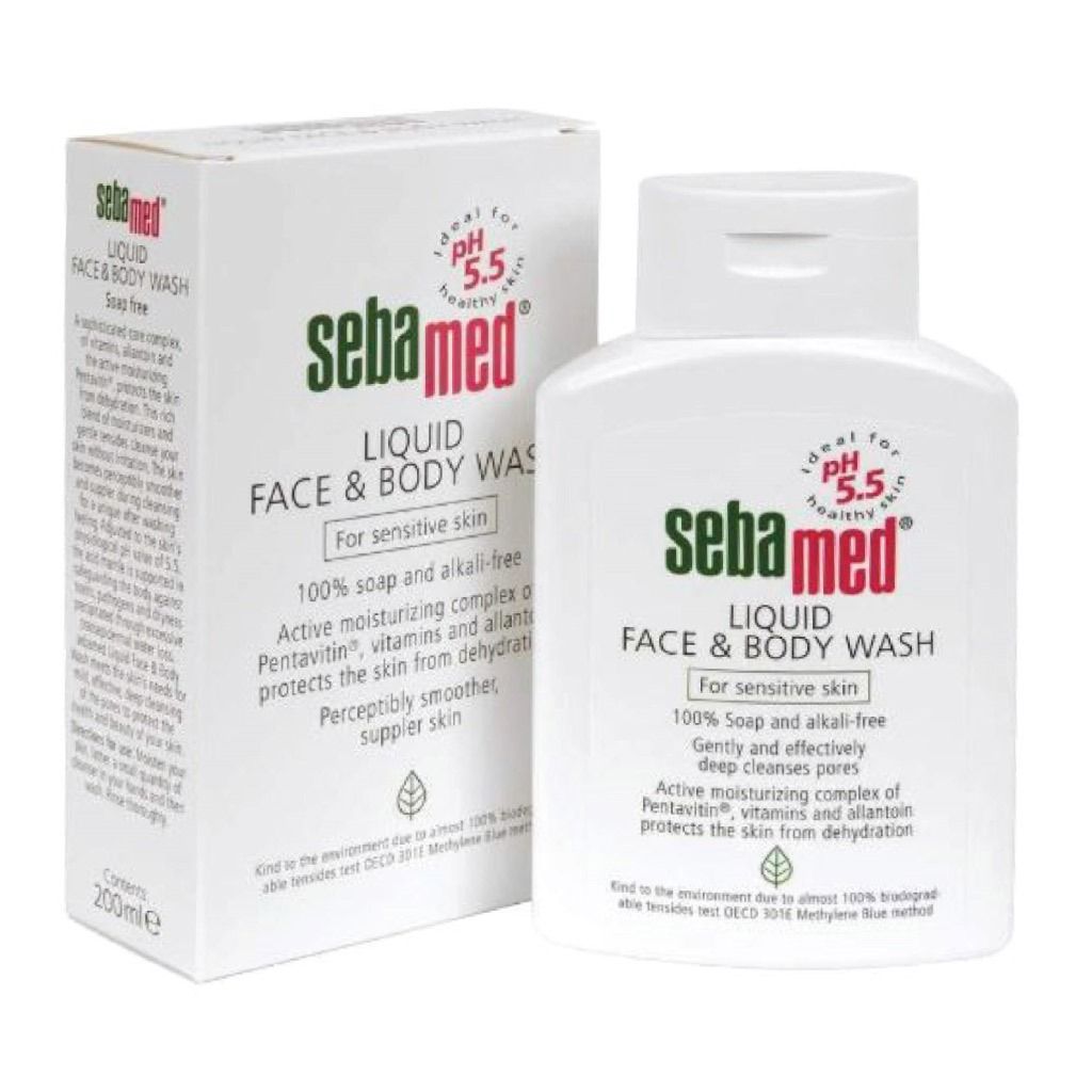 Sebamed Liquid Face & Body Wash for Sensitive Skin, 500ml - Makkah Pharmacy