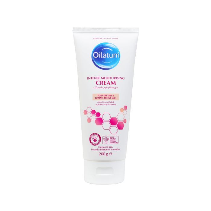 Oilatum Intense Moisturizing & Soothing Body Cream for Very Dry & Eczema-Prone Skin, 200g - Makkah Pharmacy