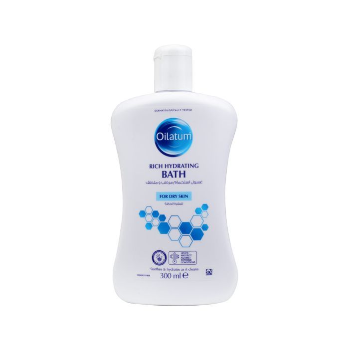 Oilatum Hydrating & Soothing Bath for Dry Skin, 300ml - Makkah Pharmacy