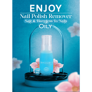 Enjoy Nail Polish Remover - Blue, 150ml - Makkah Pharmacy