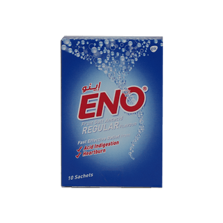 Eno Fruit Salt Antacid Regular Flavour 10 Sachets - Makkah Pharmacy