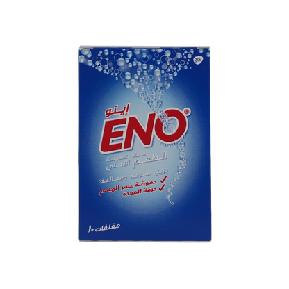 Eno Fruit Salt Antacid Regular Flavour 10 Sachets - Makkah Pharmacy