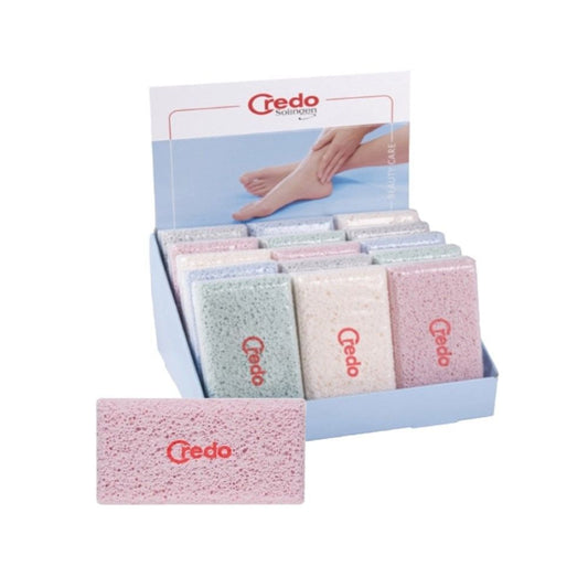 Credo Pink Double-Sided Pedicure Stone, 1 Piece - Makkah Pharmacy