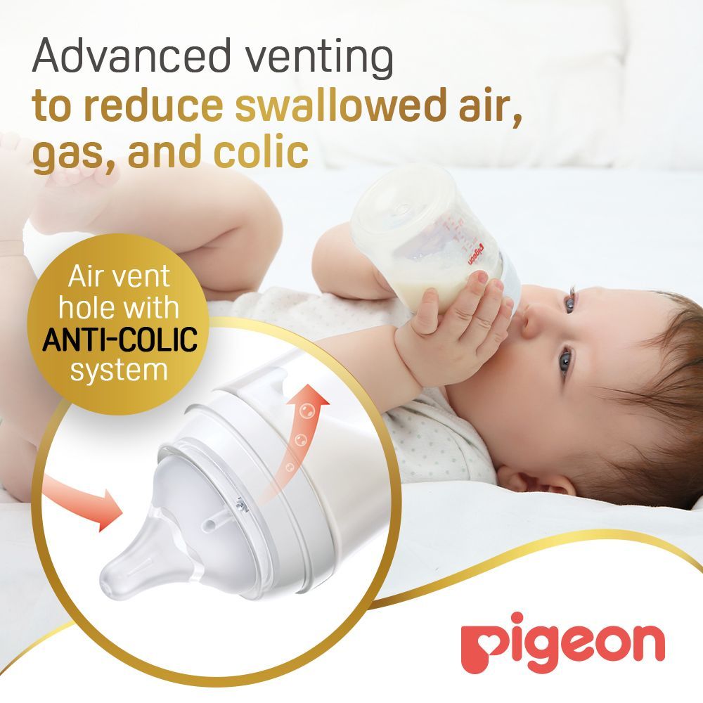 Pigeon Softouch Medium Anti-Colic Y-Cut Nipples (3+ Months), 2 Pieces - Makkah Pharmacy
