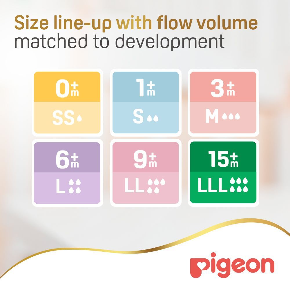 Pigeon Softouch Medium Anti-Colic Y-Cut Nipples (3+ Months), 2 Pieces - Makkah Pharmacy