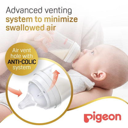Pigeon SoftTouch Nursing Plastic Bottle, 240ml - Makkah Pharmacy