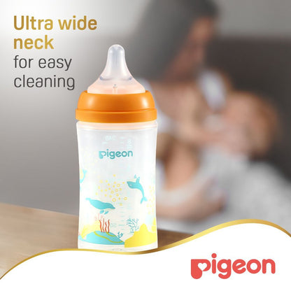 Pigeon SofTouch Green 240ml Anti-Colic Nursing Bottle (3+ Months), 1 Piece - Makkah Pharmacy