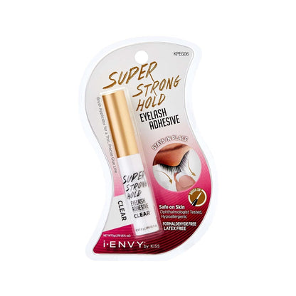 Ienvy Super Strong Hold Hypoallergenic Waterproof Clear Eyelash Adhesive, 5g - Makkah Pharmacy