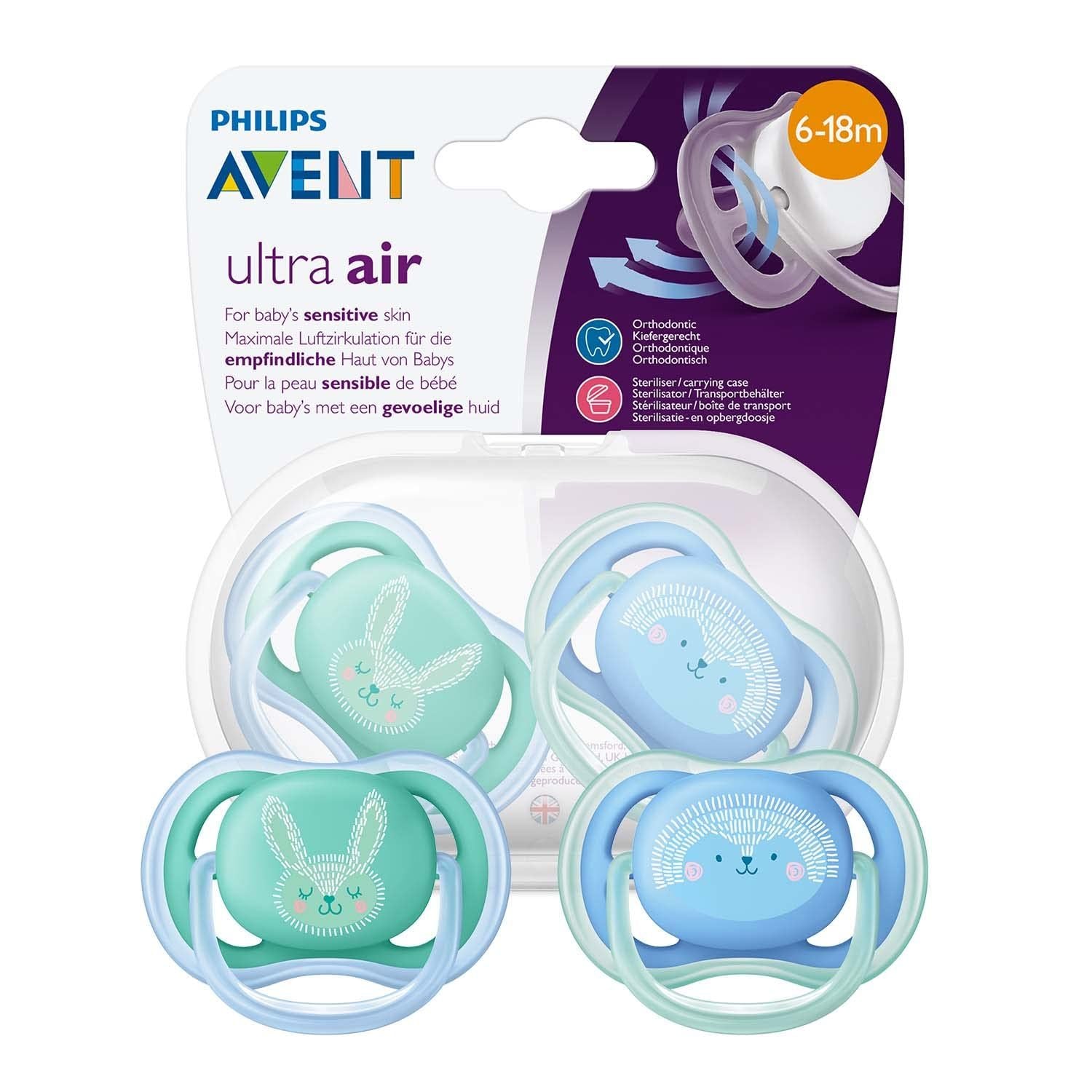 Philips Avent Ultra Air Mix Deco Them Pacifier, 6-18m - Makkah Pharmacy