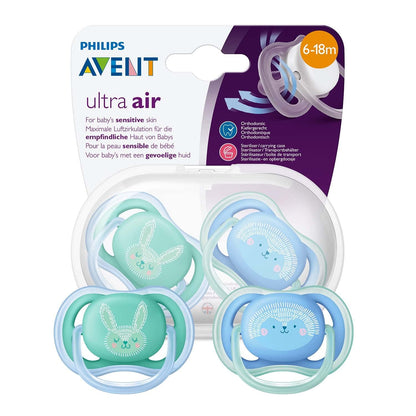 Philips Avent Ultra Air Mix Deco Them Pacifier, 6-18m - Makkah Pharmacy