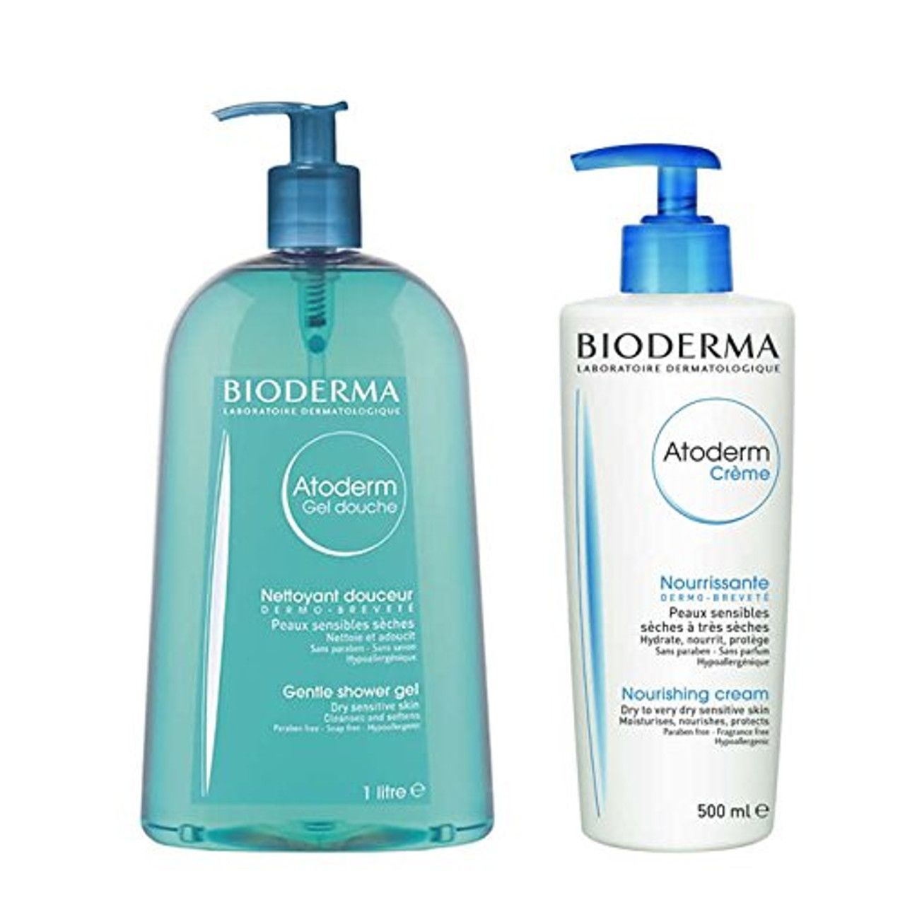 Bioderma Atoderm Shower Gel 1694, 2x500ml - Makkah Pharmacy