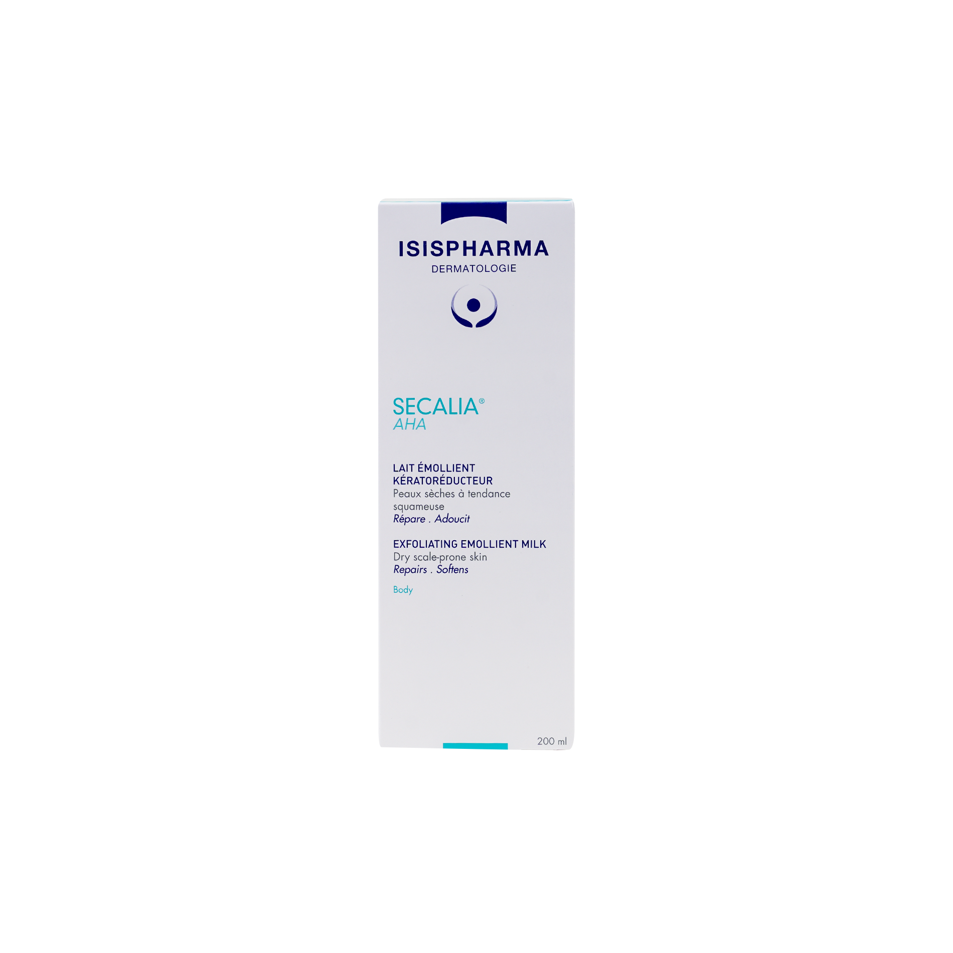 Isispharma Secalia Exfoliating Emollient Milk for Dry & Scale Prone Skin, 200ml - Makkah Pharmacy