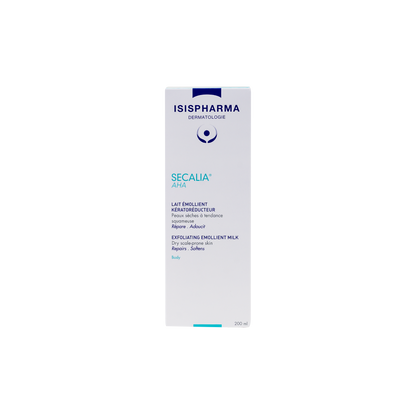 Isispharma Secalia Exfoliating Emollient Milk for Dry & Scale Prone Skin, 200ml - Makkah Pharmacy